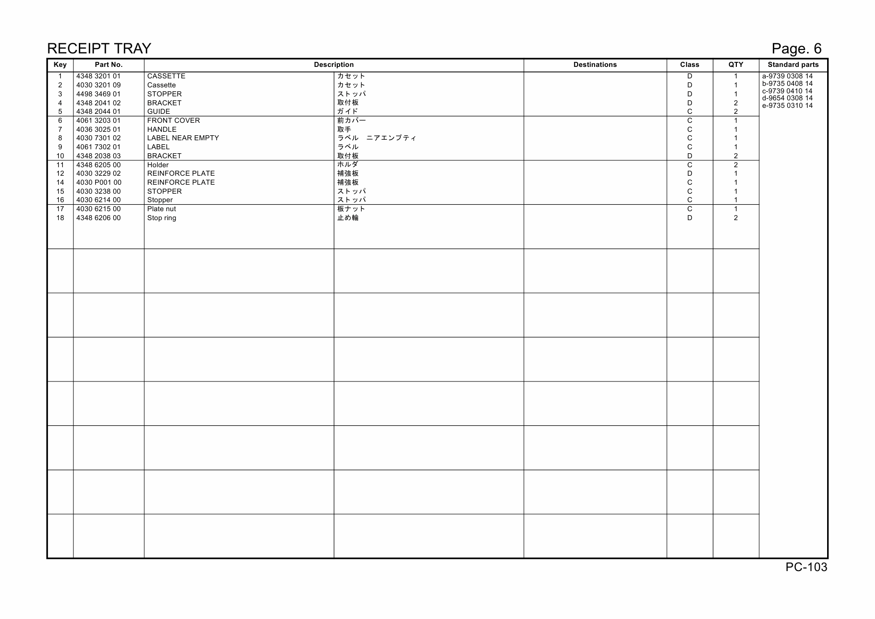 Konica-Minolta Options PC-103 4061512 Parts Manual-6